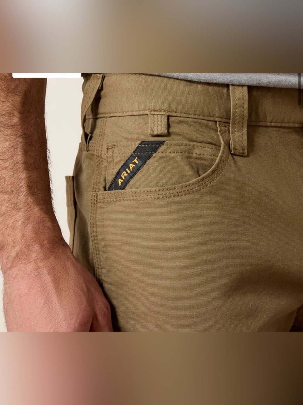 Ariat Rebar M7 Slim Straight Leg Pants - Picture 3 of 16